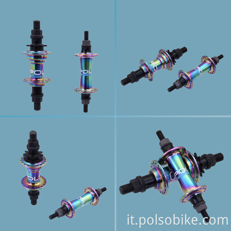 bmx hub with spring pawls